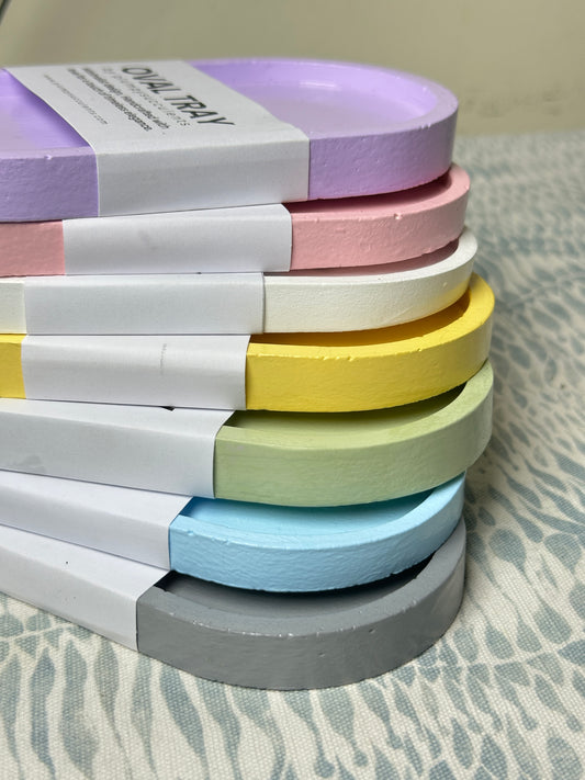 Oval Tray - Pastel
