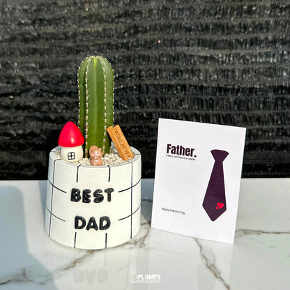 Set of Two – Best Dad Collection (3" Round Pot)