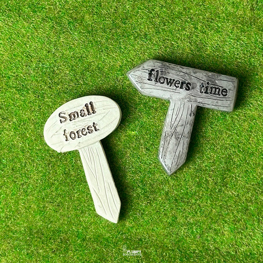 Miniature Garden Sign Post