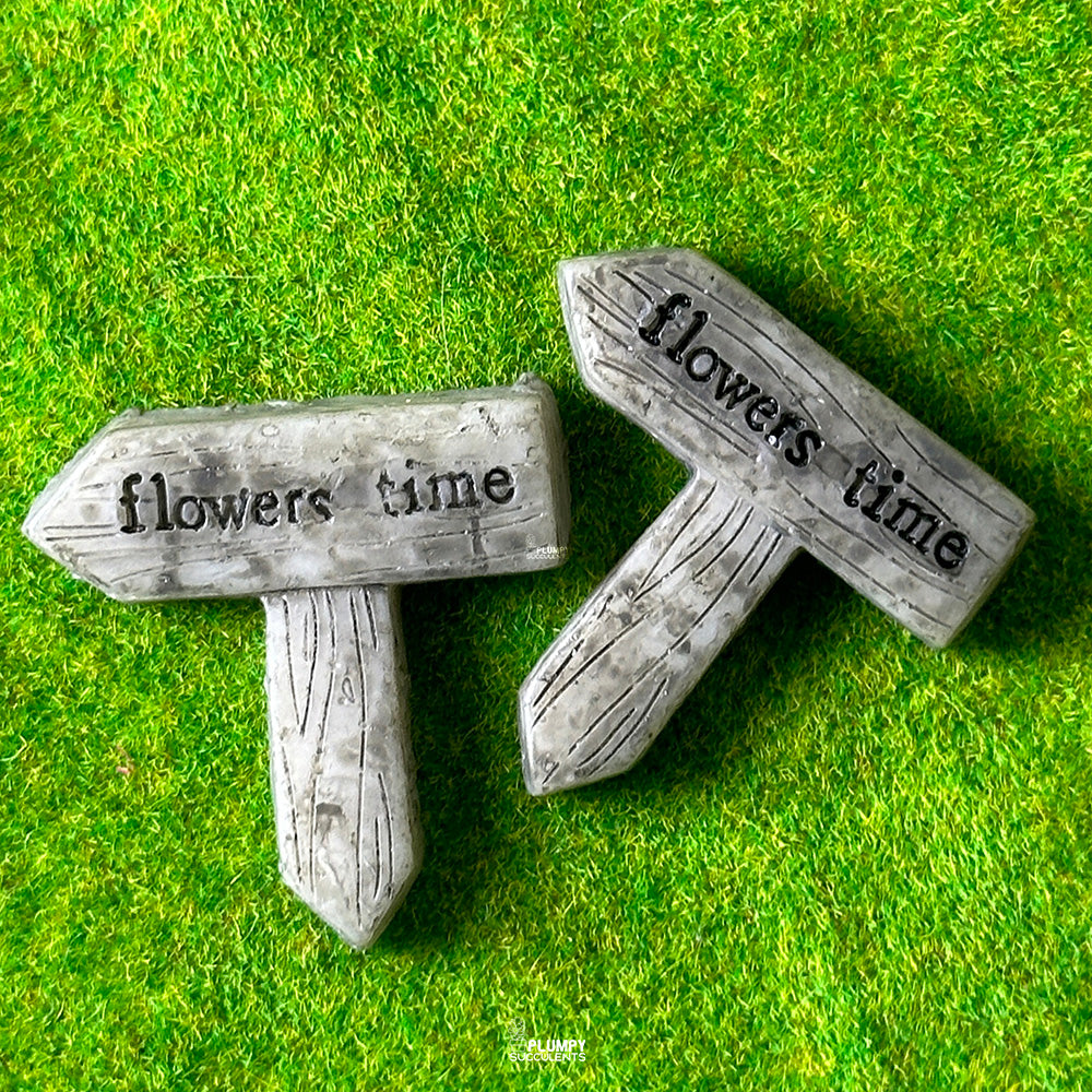 Miniature Garden Sign Post