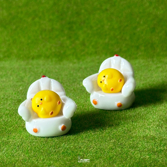 Chick on sofa