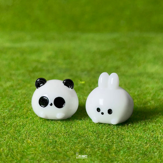 Panda Rabbit Buns Couple