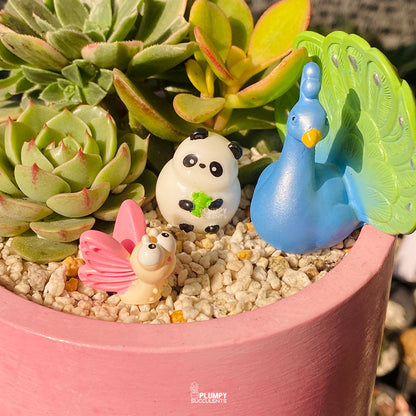 Blushing Peacock Fairy Garden — Limited Edition