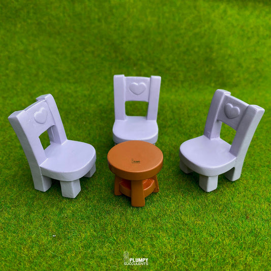 Chair & Stool Set