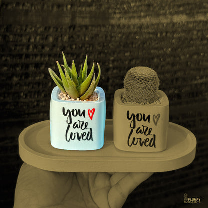BLUE – “You Are Loved” Planter