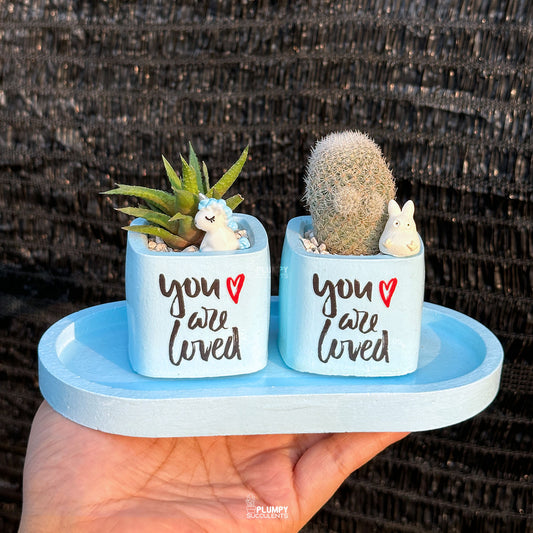 BLUE – “You Are Loved” Planter