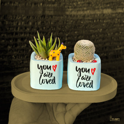 BLUE – “You Are Loved” Planter