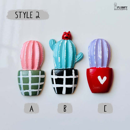 Fridge Magnets - Succulent Themed
