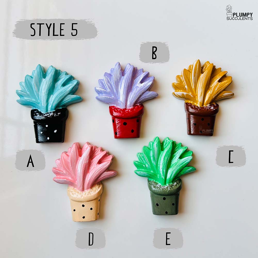 Fridge Magnets - Succulent Themed